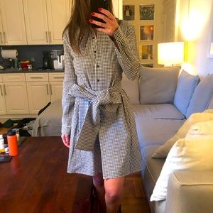 Maje Checkered Dress size 1